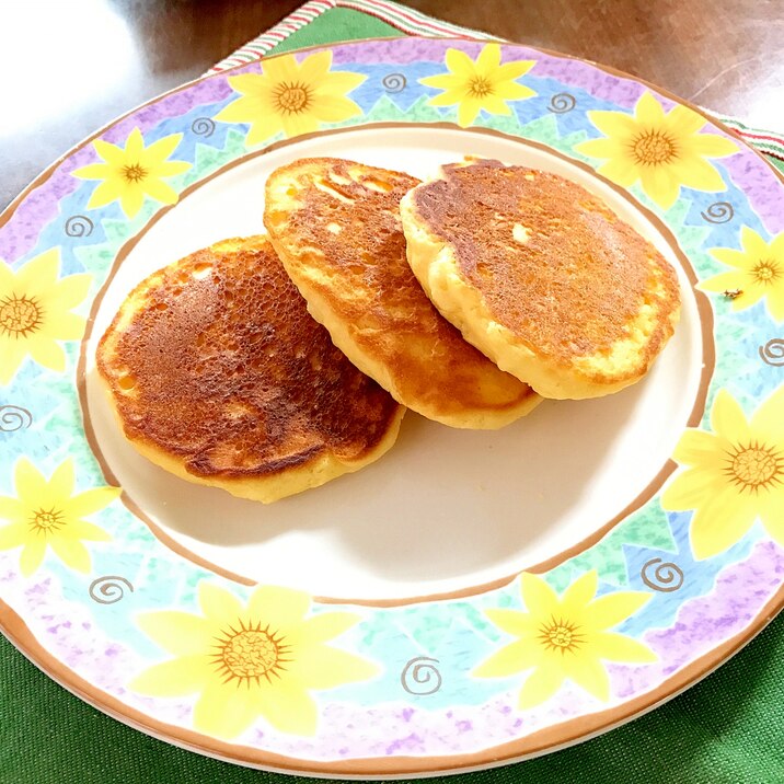 ホエーで 米粉のパンケーキ レシピ 作り方 By かえるかえる38 楽天レシピ